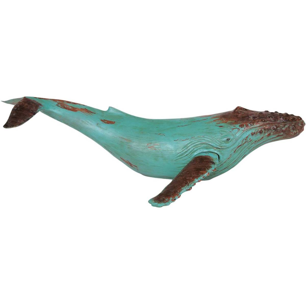 Batela - Baleine effet bois vieili 87 cm - Imagen 1