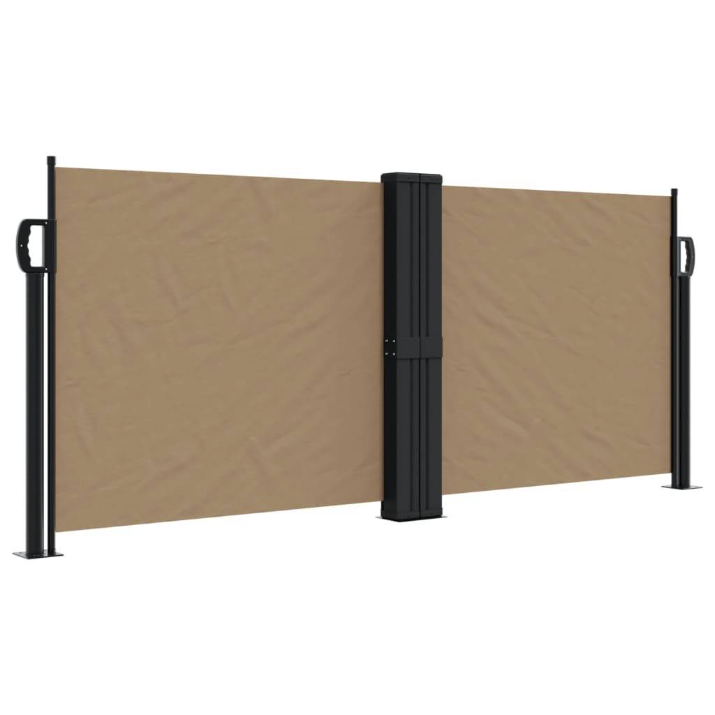 Store banne | Auvent latéral rétractable taupe 100x600 cm Maison Chic - Image 1
