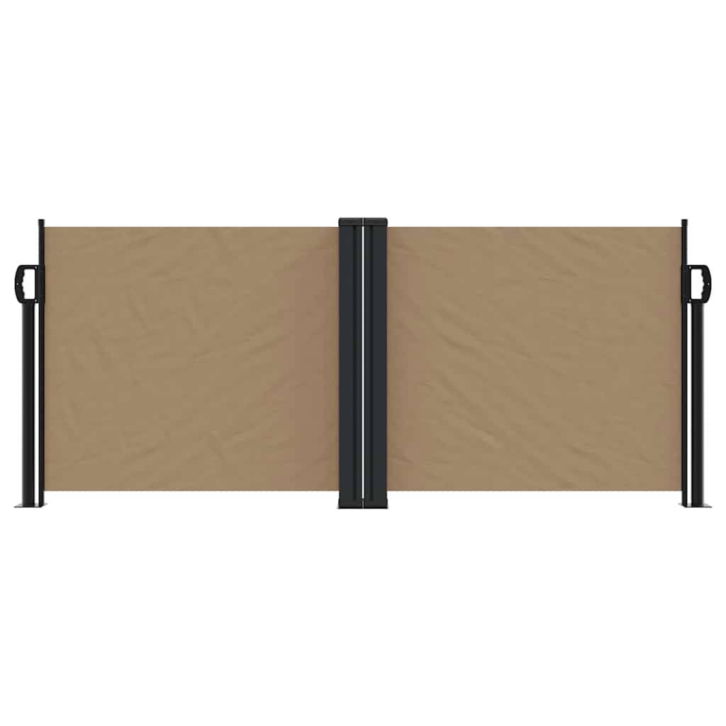Store banne | Auvent latéral rétractable taupe 100x600 cm Maison Chic - Image 3