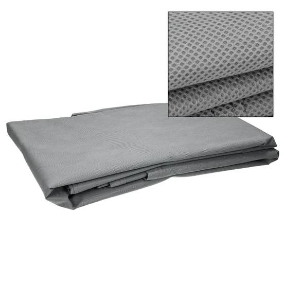 Chariot Hardtop Capote Support Rigide Toit Rangement - Acier - Blanc - 76,5 x 52 x 93,5 cm - avec Couverture Housse de Protection XXL - Image 4