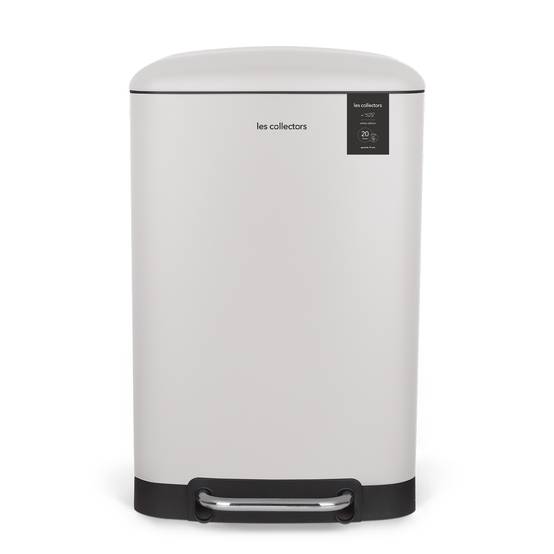 Poubelle à pédale 20L, white edition - N°528 Les Collectors - Image 1