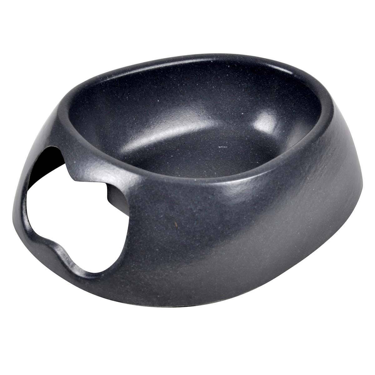 Gamelle pour Chien & Chat "Bambou" 22cm Anthracite - Image 1