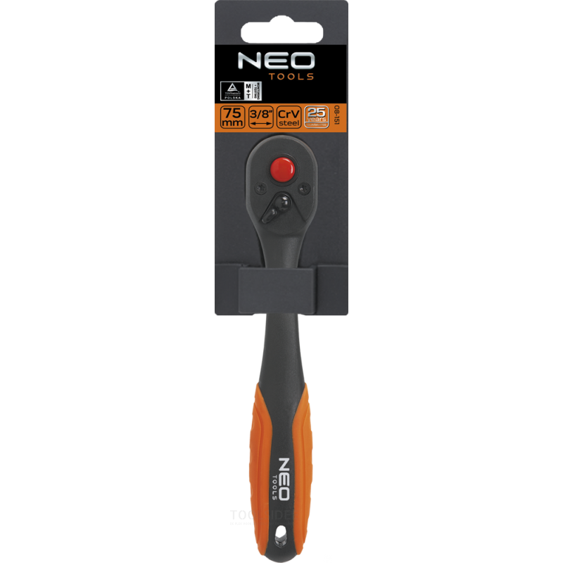 Neo Tools - Clé à cliquet 1/4 150 mm NEO TOOLS 08-514 Neo tools - Imagen 2