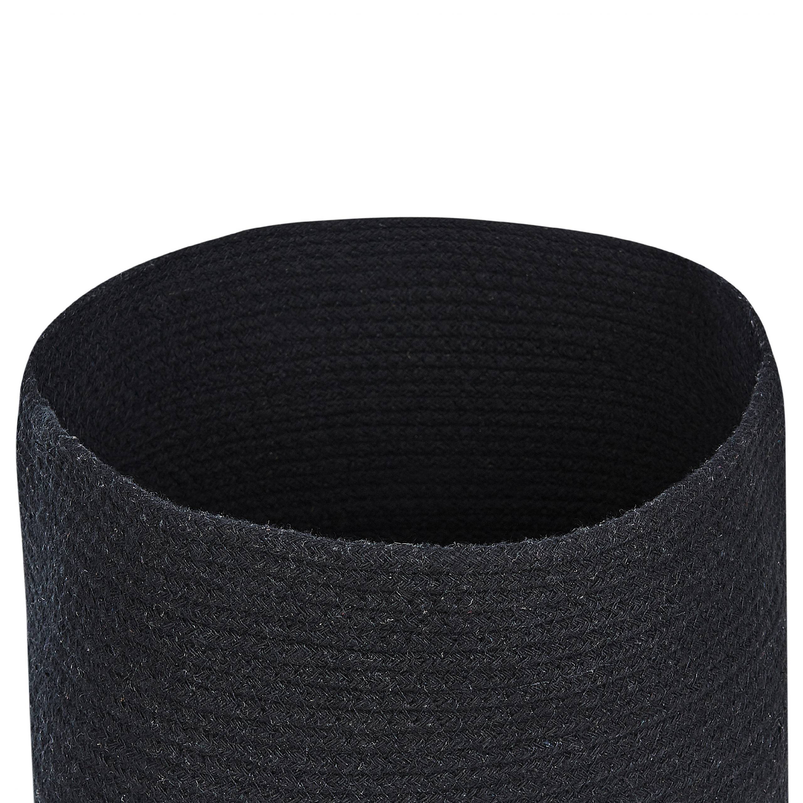 Beliani - Corbeille Coton Noir SILOPI - Beliani - Imagen 5