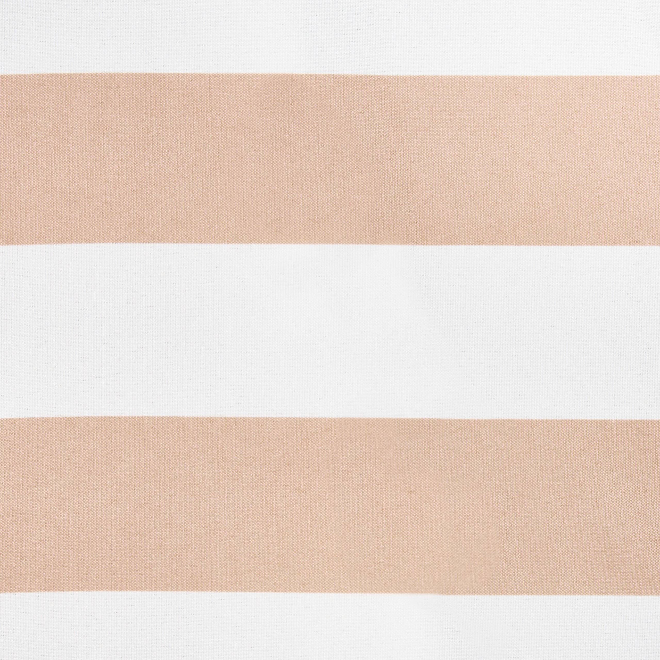 Beliani - Parasol droit Tissu Beige/blanc FERENTILLO - Beliani - Imagen 7