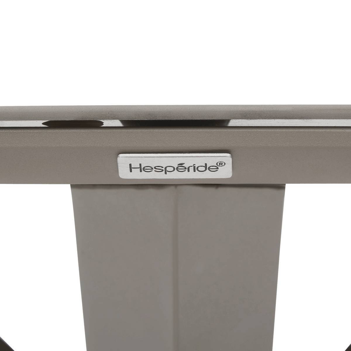 Hesperide - Table de jardin 6 places Oryon D130cm café - Hespéride - Image 5