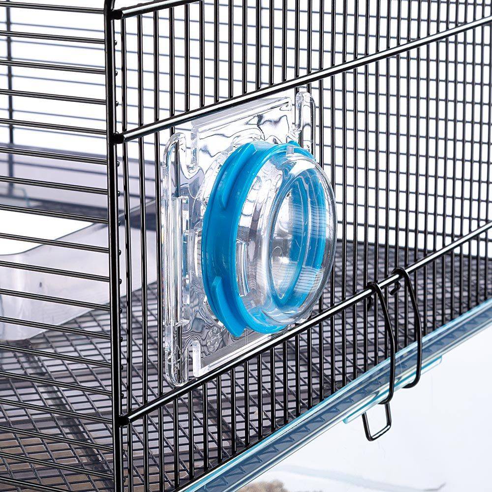 Ferplast - Ferplast Cage pour hamsters FAVOLA, maisonnette pour petits rongeurs, plastique robuste et métal, 2 étages, accessoires inclus - Imagen 8