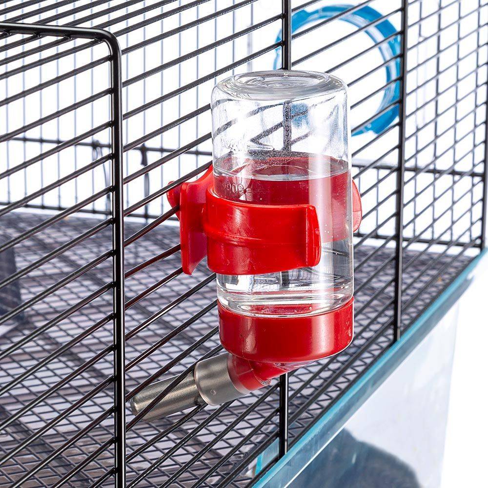 Ferplast - Ferplast Cage pour hamsters FAVOLA, maisonnette pour petits rongeurs, plastique robuste et métal, 2 étages, accessoires inclus - Imagen 9
