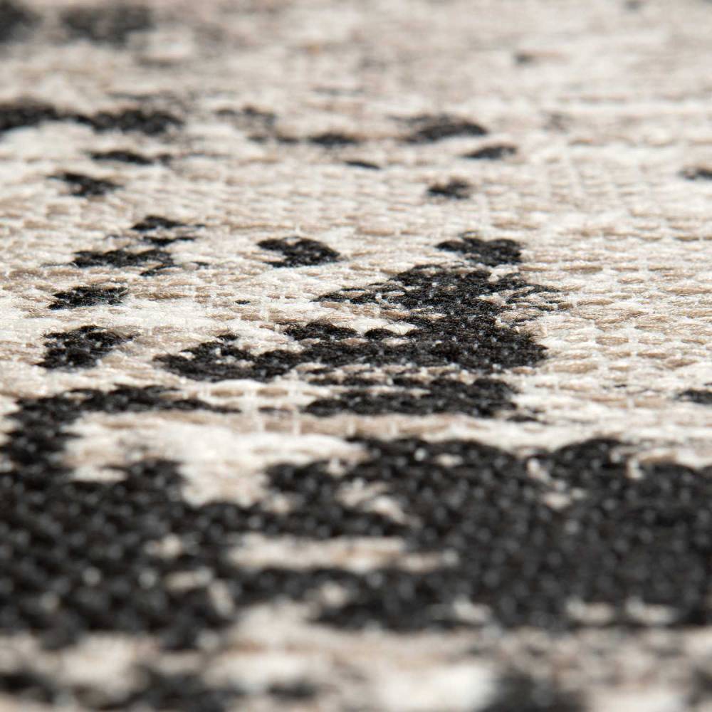 Vivaraise - Tapis extérieur en polypropylène Catania noir 170 x 120 cm - Image 3
