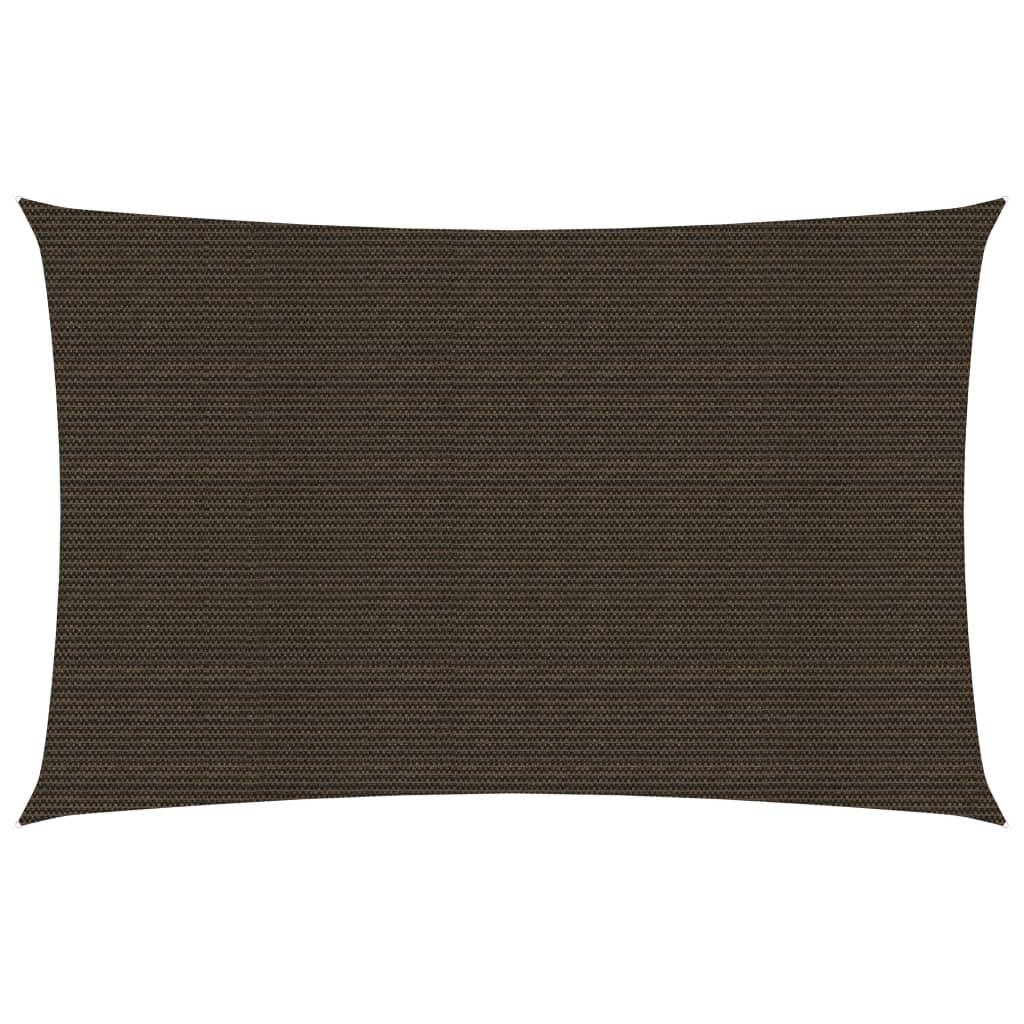 Helloshop26 - Voile d'ombrage 160 g/m² marron 3 x 6 m PEHD - Imagen 1