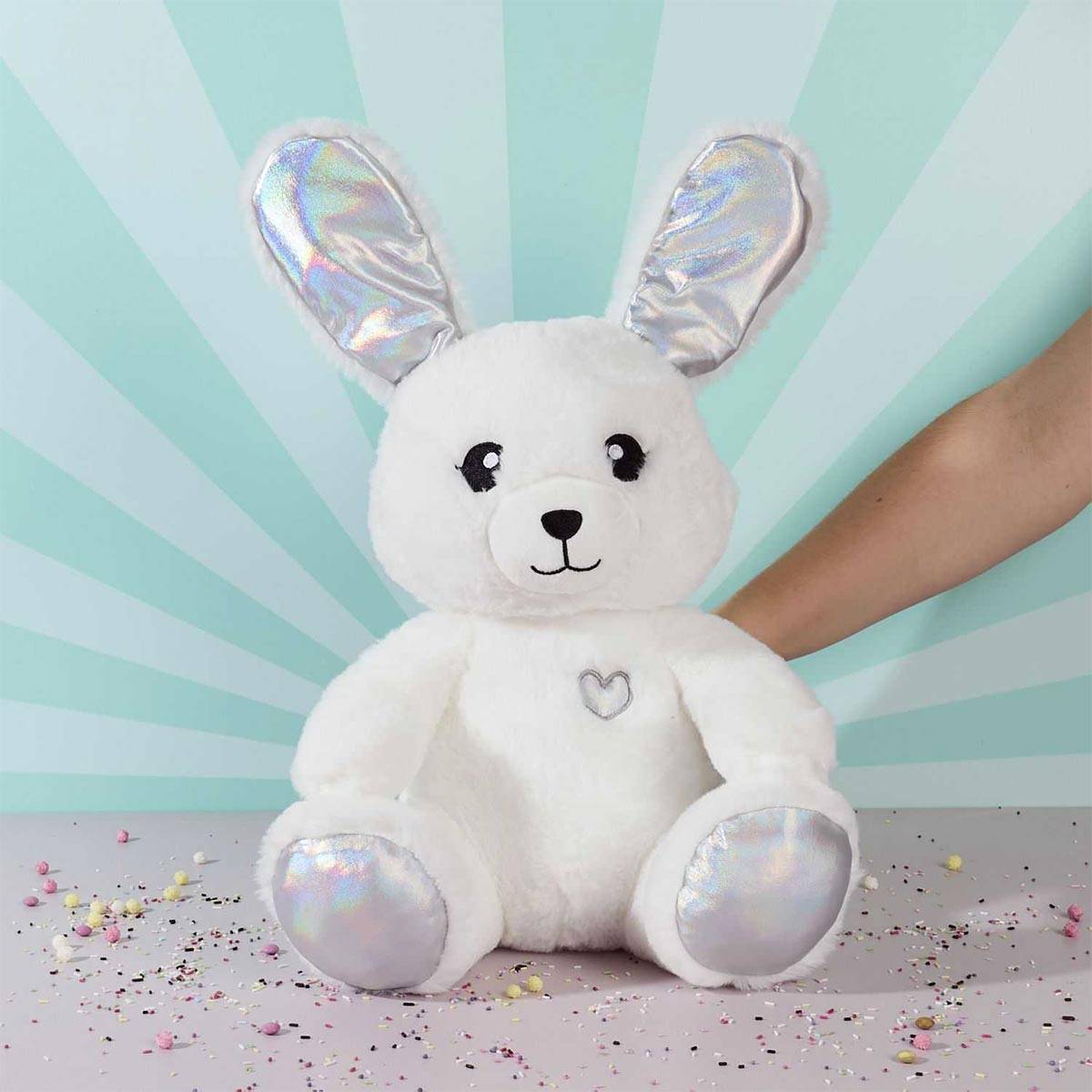 The Concept Factory - Peluche Animée Lapin "Kawaii" 30cm Blanc - Image 5