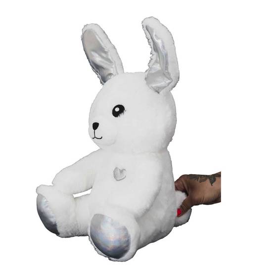 The Concept Factory - Peluche Animée Lapin "Kawaii" 30cm Blanc - Image 4