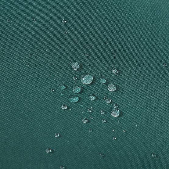 Parasol de jardin en aluminium vert, Ø 260 x 235 cm, inclinable, avec manivelle et 6 baleines métalliques, idéal pour terrasse ou balcon. - Image 10