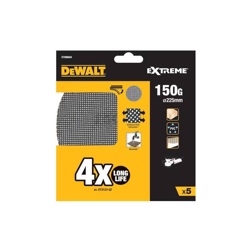 Pack de 5 disques abrasifs DEWALT DTM8684-QZ Ø225mm grain 150 Dewalt - Image 2