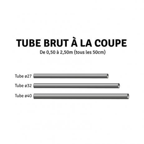 Plastidis - Tubes acier galvanisé à la coupe - Long 0.50 m, Diamètre 27 mm, Lot de 4 - Imagen 3