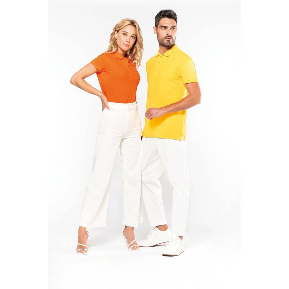 Polo de travail femme Kariban 100% coton Orange XL - Image 8