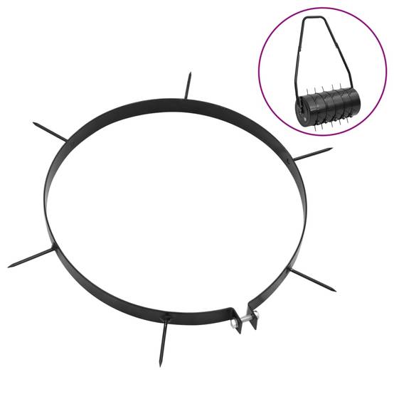 Vidaxl - Colliers aérateurs de pelouse 5 pcs avec pointes Ø 30 cm fer vidaXL 154465 - Image 2