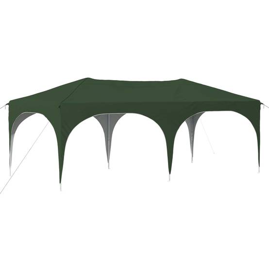 ComfortXL - Tente de réception pop-up Oxford extérieur réglable imperméable 575x288cm vert - ComfortXL Outdoor Living - Image 2