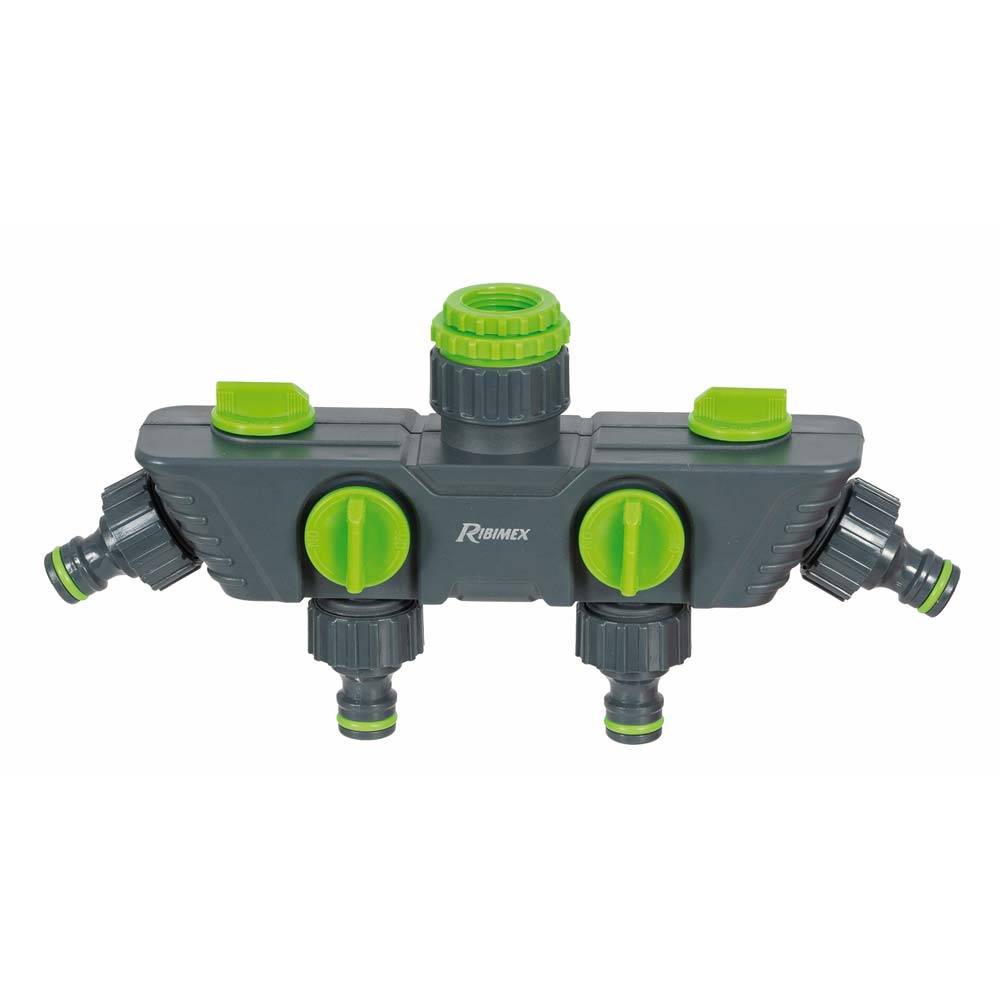 Ribimex - Nez de robinet bimatière 4 circuits - Imagen 1