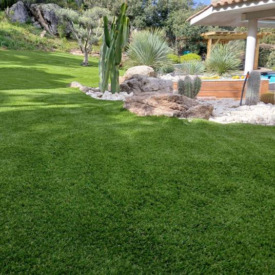 Decoweb - Gazon synthétique Nature Up, 55 mm, 2m x 17m - Decoweb - Imagen 1