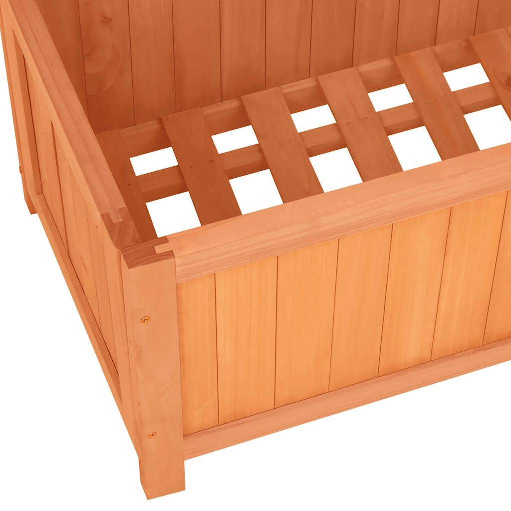 Vidaxl - Jardinière avec treillis marron 70x30x135 cm bois massif de sapin vidaXL 316426 - Image 8