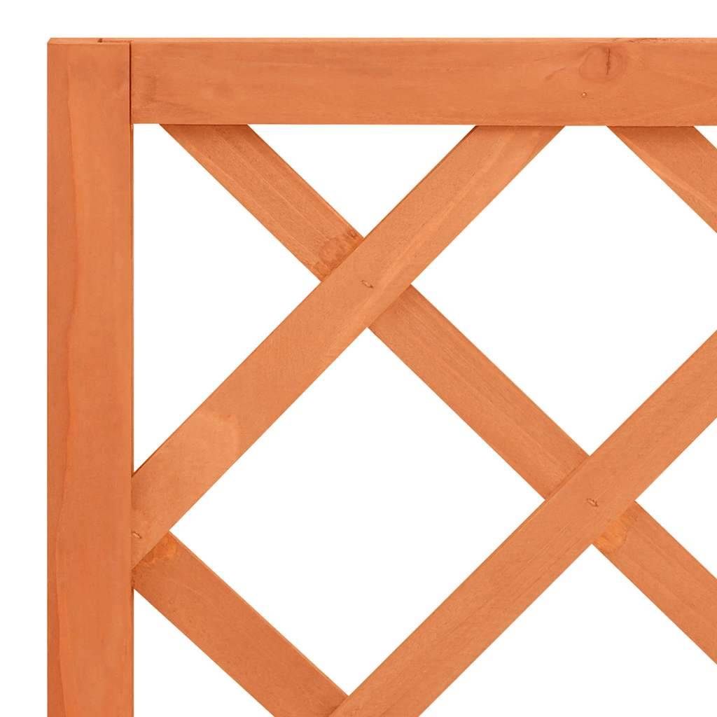 Vidaxl - Jardinière avec treillis marron 70x30x135 cm bois massif de sapin vidaXL 316426 - Image 7
