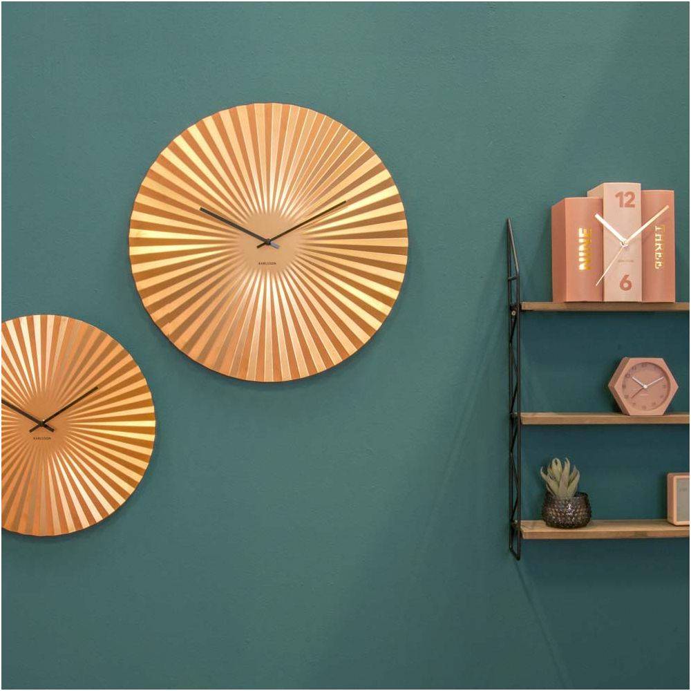 Karlsson - Horloge en métal Sensu XL Or Karlsson - Imagen 4