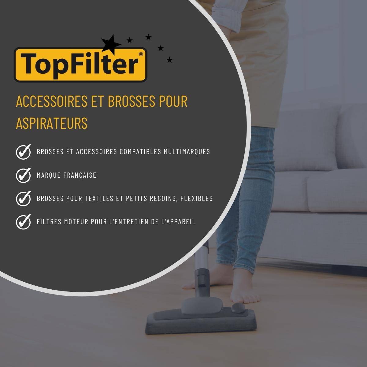 Suceur aspirateur long et flexible TopFilter - Image 4