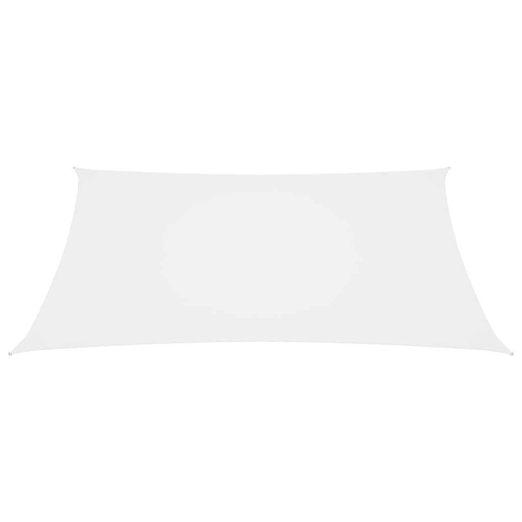 Helloshop26 - Voile toile d'ombrage parasol tissu oxford rectangulaire 2,5 x 3,5 m blanc - Imagen 2
