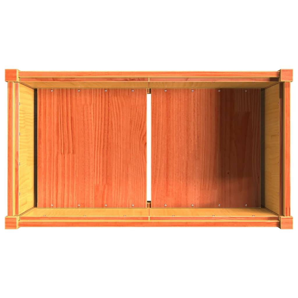 ComfortXL - Jardinière Haute Surélevée Pin Massif Cire Marron 90x50x70cm – ComfortXL Outdoor Living - Image 8