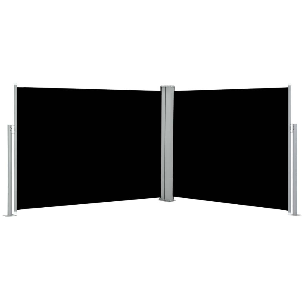 Helloshop26 - Auvent paravent store brise-vue latéral rétractable de patio jardin terrasse balcon protection visuelle écran 140 x 1000 cm - Imagen 1