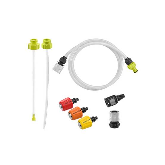 Ryobi - Lot d'accessoires pour pistolets haute pression RYOBI - Buses de brumisation EZClean - Adaptateur de bouteille 2L - Adaptateur large - RAC754 - Image 1