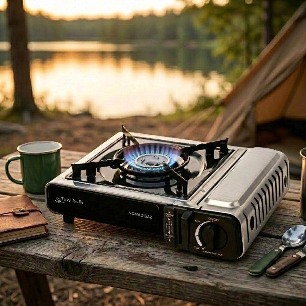 Réchaud à gaz de camping 1 feu avec valisette Nomagaz - Image 7