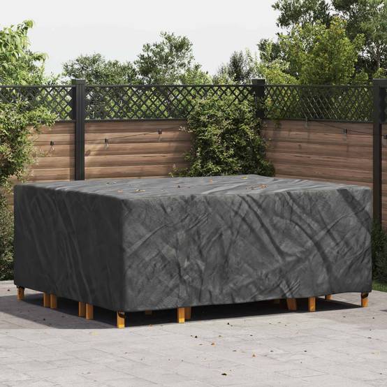 Housse de mobilier tissu 420D noir 250 x 210 x 90 cm - PANGIVO - Image 1