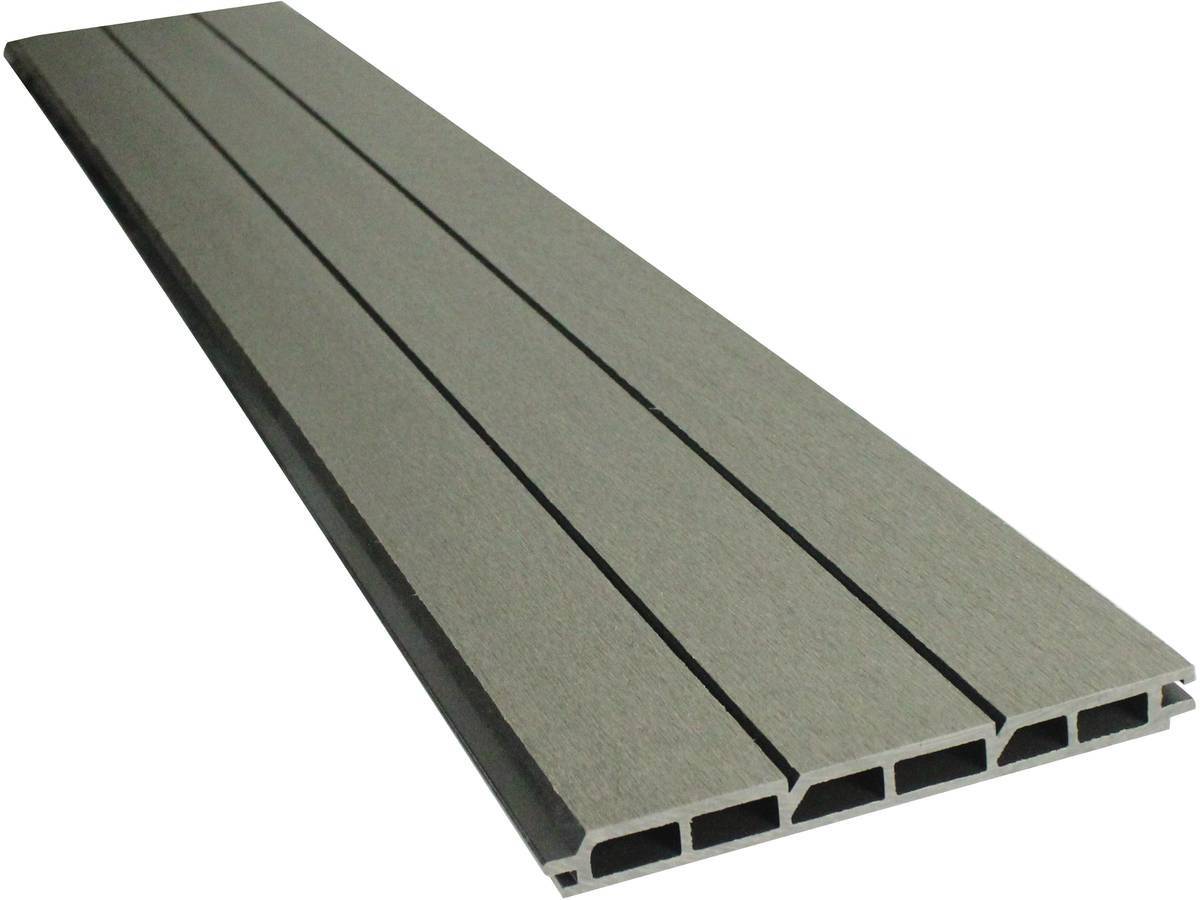 Habitat Et Jardin - Kit Clôture 4.8 X 1.2 M Composite - Kit De Fixation Offert - Gris -habitat Et Jardin - Imagen 2