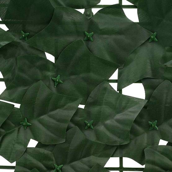 Écran de balcon polyéthylène et tissu vert foncé 200 x 75 cm - PANGIVO - Image 4
