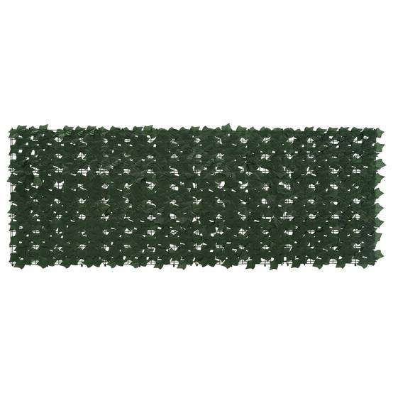 Écran de balcon polyéthylène et tissu vert foncé 200 x 75 cm - PANGIVO - Image 1