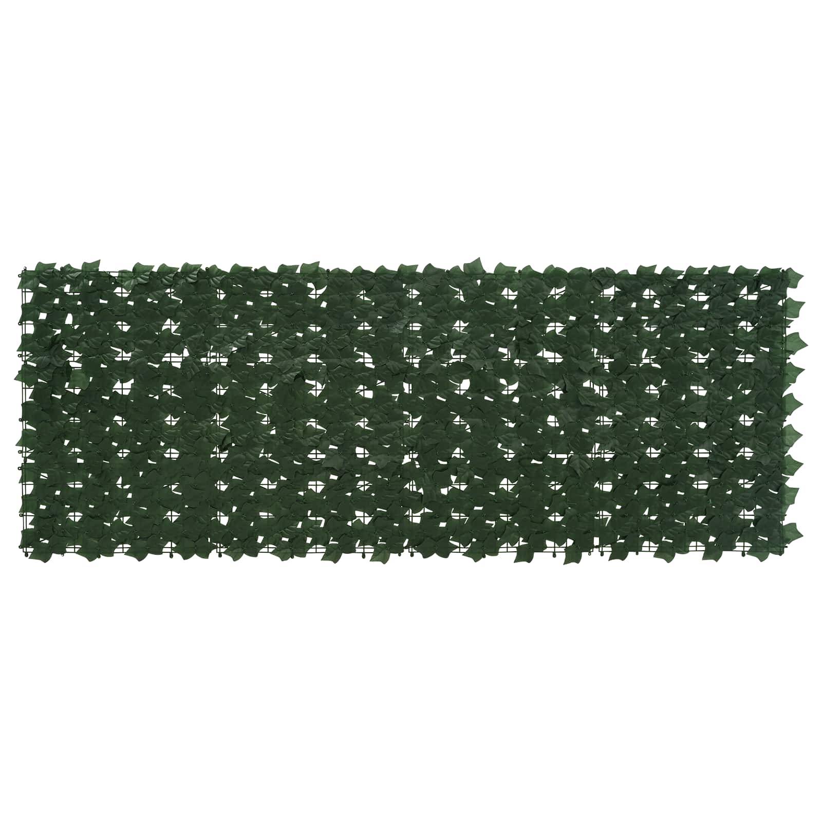 Écran de balcon polyéthylène et tissu vert foncé 200 x 75 cm - PANGIVO - Image 1