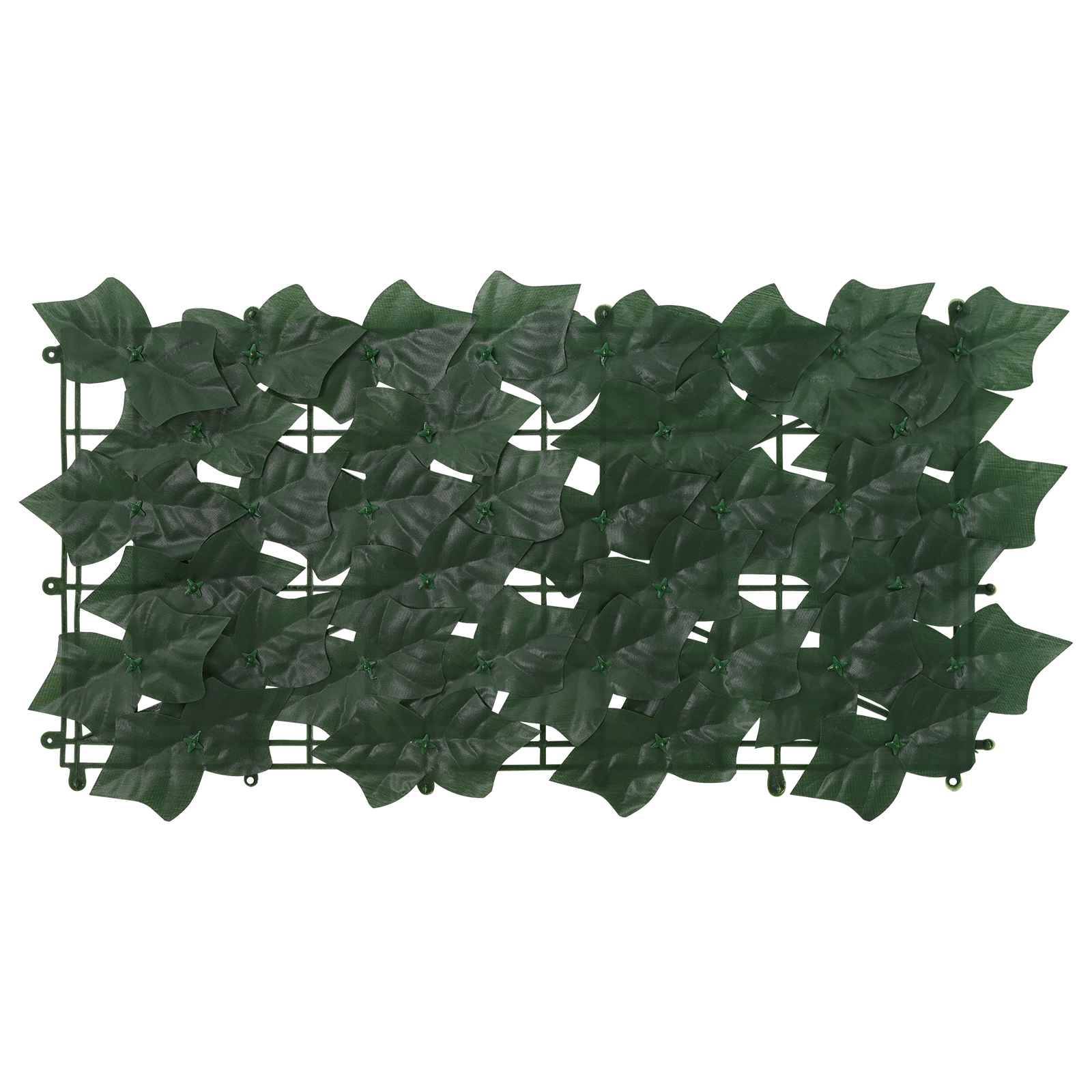 Écran de balcon polyéthylène et tissu vert foncé 200 x 75 cm - PANGIVO - Image 3