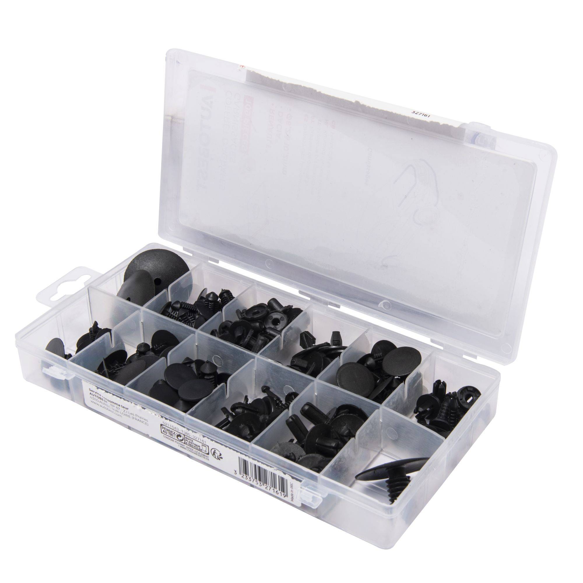 Coffret agrafes garnissages Renault & Dacia  109pcs - Image 3