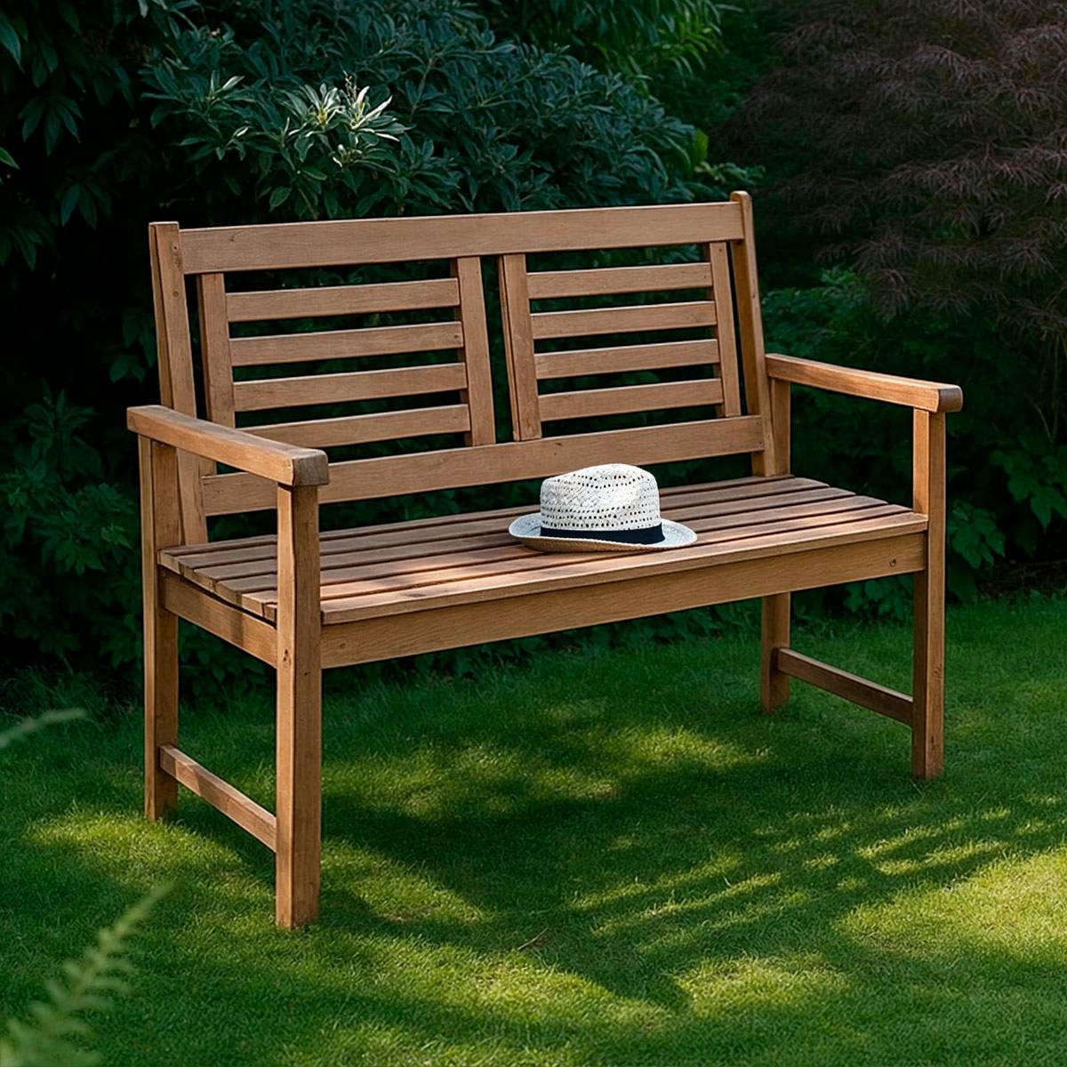 Banc Fidgi petit modèle en acacia - Cémonjardin - Imagen 1