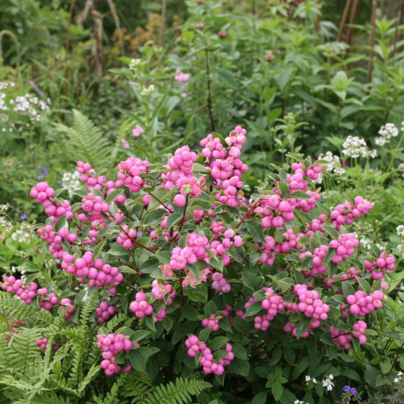 Symphorine Magical® Temptation 'Kolmatemta', Symphoricarpos à fleurs Blanche - feuillage Caduc - Godet - 5/20 cm-  hauteur à maturité De 1,00 m à 1,50 - Imagen 5