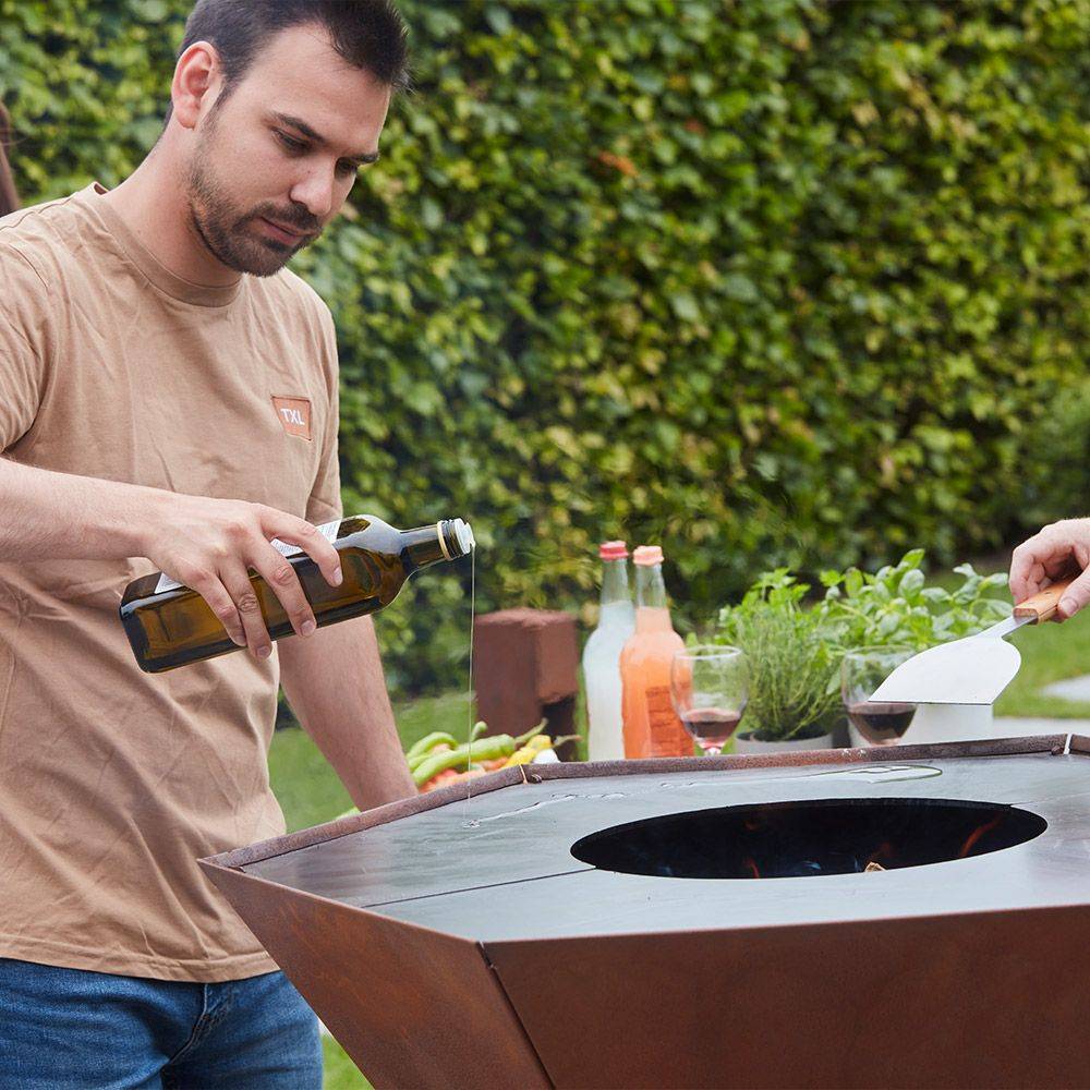 Barbecook - Brasero Nestor Original - Acier corten - Imagen 5