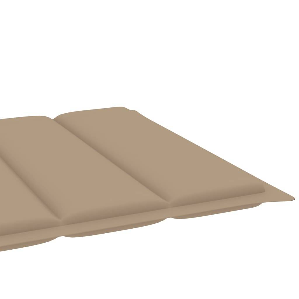 Helloshop26 - Transat chaise longue bain de soleil lit de jardin terrasse meuble d'extérieur avec table et coussin bois de teck solide - Imagen 8
