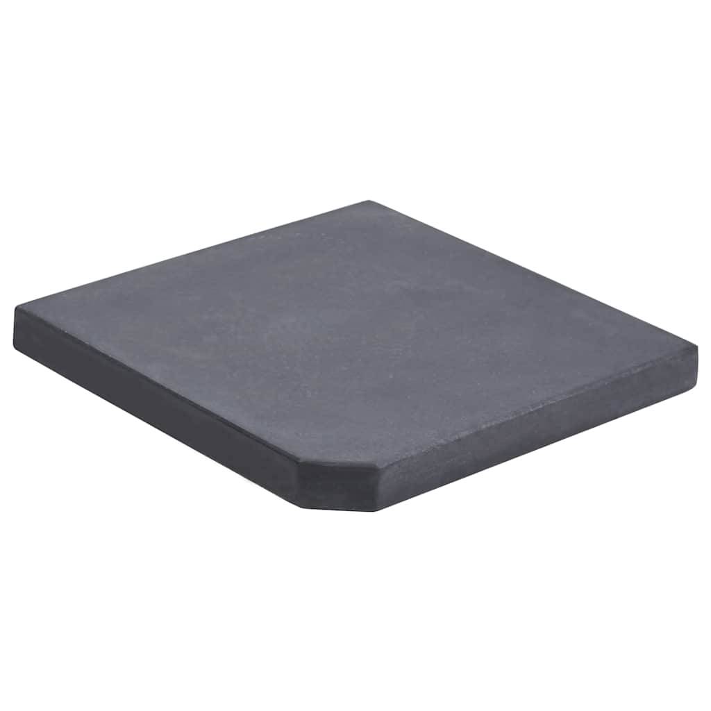 Vidaxl - Plaque de poids de parasol Noir Granite Carré 25 kg vidaXL 313669 - Image 2