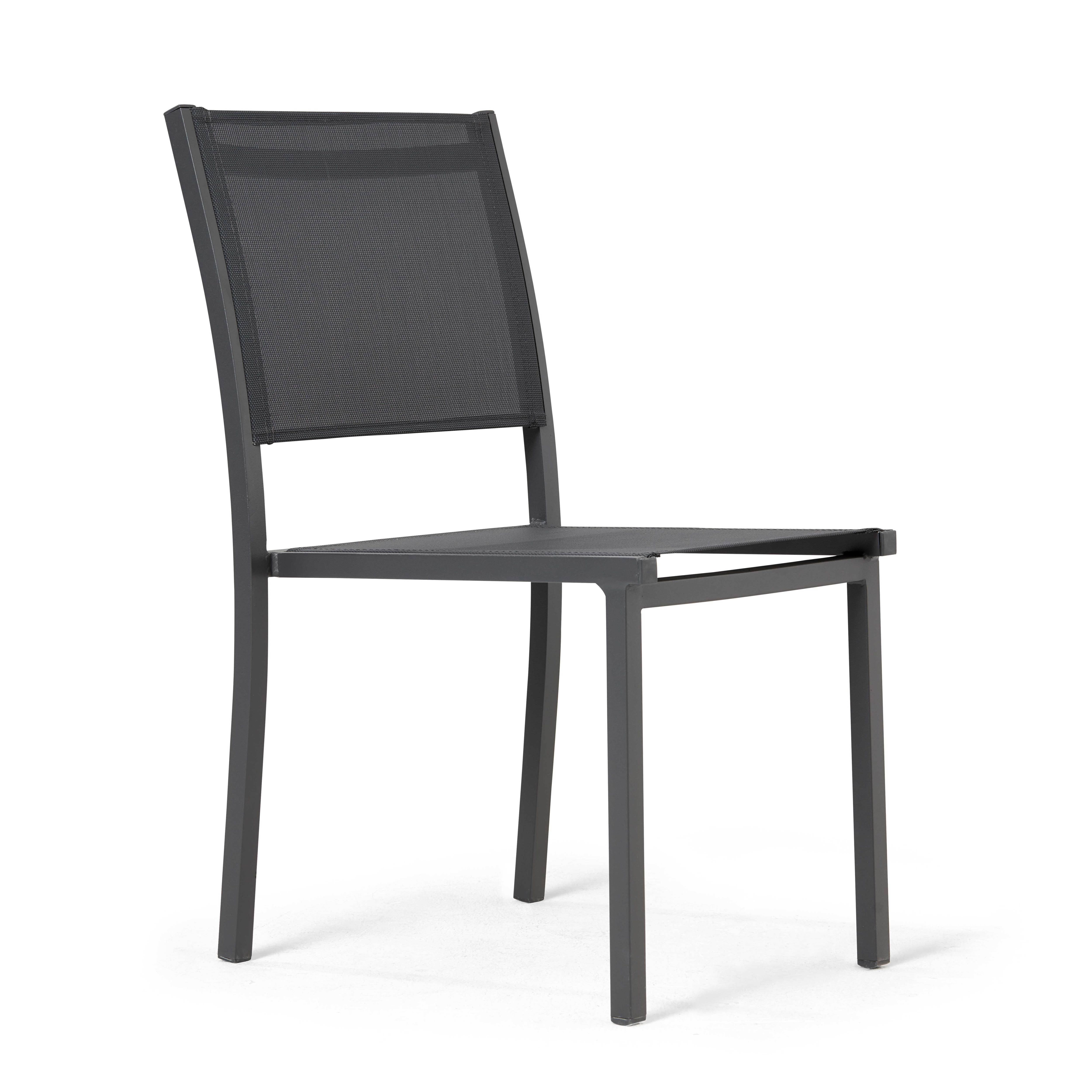 Oviala - Ensemble table de jardin et 8 fauteuils effet bois grisé Tivoli - Oviala - Imagen 5