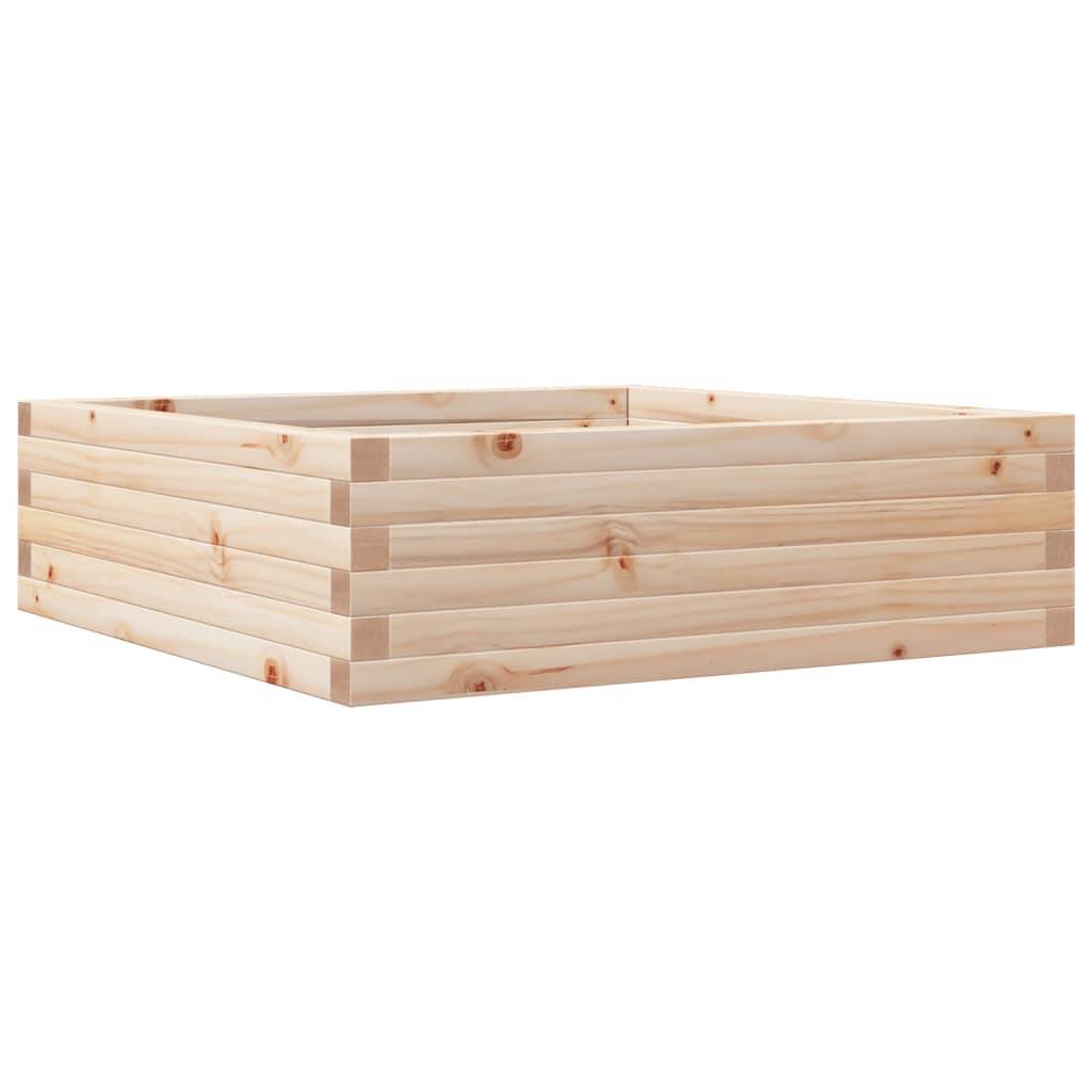 Maison Chic - Jardinière, Bac à fleurs, Pot de fleurs 80x80x23 cm bois de pin massif - Imagen 1