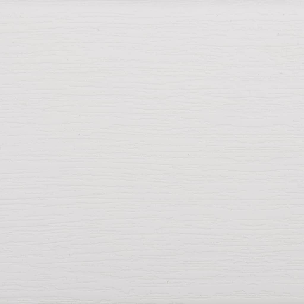 Banc de jardin - Banc d'extérieur - Banquette blanc 110x52x71 cm polypropylène - Image 8