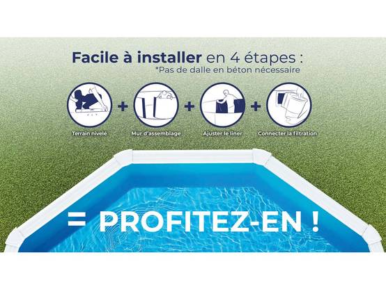 Gre Pools - Piscine ronde acier Ø4,80m x H: 1,22m - Filtration à cartouche - Image 10