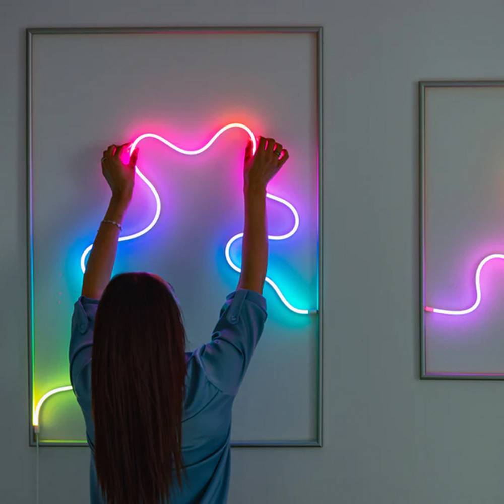 Flex – Tube Lumineux Flexible Contrôlé par Application avec LED RVB (16 Millions de Couleurs). 2 Mètres. - Image 1